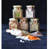 Sardinia sea salt with turmeric curcumin 210gr Jar with metal cap